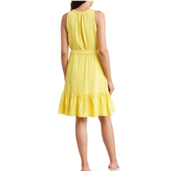 Tahari Arthur S. Levine Yellow Tank Sundress with Bottom Ruffle NWT | Size 10 - Picture 2 of 12